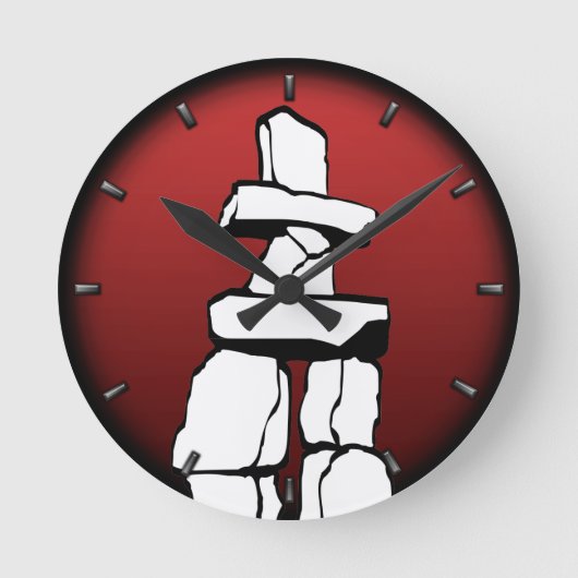 Vancouver Clock Gifts Decor First Nations Clock Ronde Klok (Voorkant)