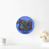 Vancouver Clock Gifts Decor First Nations Clock Ronde Klok (Huis)