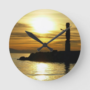 Vancouver Clock Gifts Decor First Nations Clock Ronde Klok