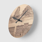 Vancouver Clock Gifts Decor Gastown Wall Clock Ronde Klok (Hoek)