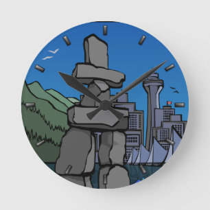 Vancouver Clock Gifts Vancouver Souvenir Clock Ronde Klok