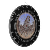 Vancouver Dartboard Gastown Art Souvenir Dartboard Dartbord (Voorkant Links)
