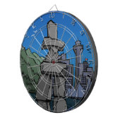 Vancouver Dartboard Totem Pole Souvenir Dartboard Dartbord (Voorkant Rechts)