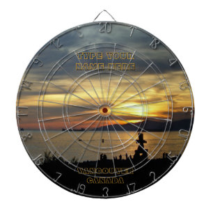 Vancouver Dartboard Vancouver Souvenir Dartboard Dartbord