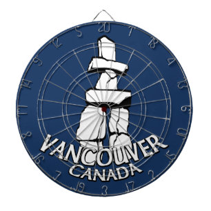 Vancouver Dartboard Vancouver Souvenir Dartboard Dartbord