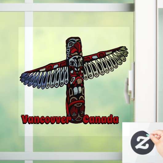 Vancouver Decal Vancouver Totem Pool Cling (Huis)