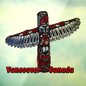 Vancouver Decal Vancouver Totem Pool Cling (Vel 3)