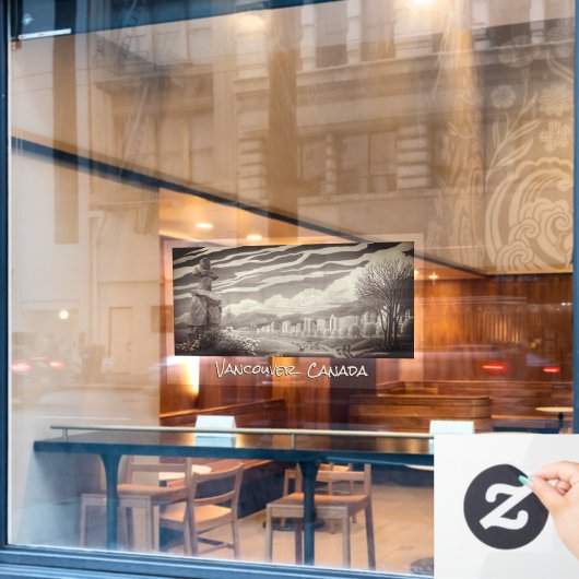 Vancouver Decals Vancouver Souvenir Window Clings (Cafe Raam)