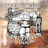 Vancouver Decals Vancouver Souvenir Window Clings (Vel 2)