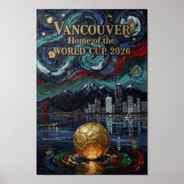Vancouver elegante kunstmuur voor je huis poster