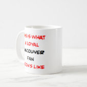 Vancouver-fan, loyaal koffiemok (Voorkant links)