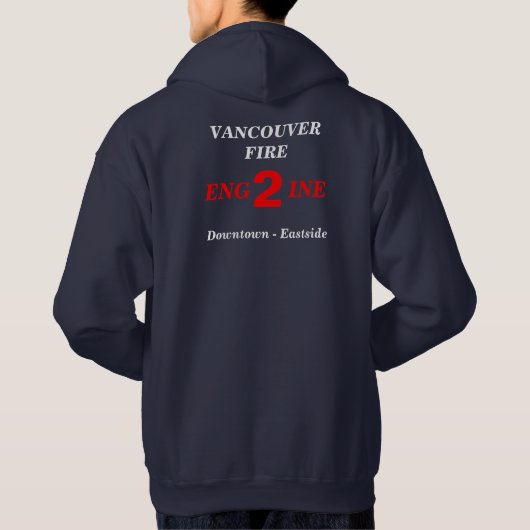 Vancouver Fire Engine-2 Hoodie (Achterkant)