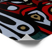 Vancouver First Nations Poster Totem Home Decor (Hoek)
