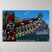 Vancouver First Nations Poster Totem Home Decor (Voorkant)