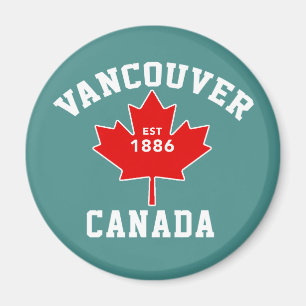 Vancouver Flag Est 1886 Canada Onafhankelijkheidsd Magneet