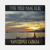 Vancouver Fridge Magnets Personalized Souvenir Magneet (Voorkant)