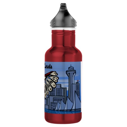 Vancouver - Gepersonaliseerde Vancouver Waterfles (Rechts)