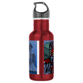 Vancouver - Gepersonaliseerde Vancouver Waterfles (Achterkant)