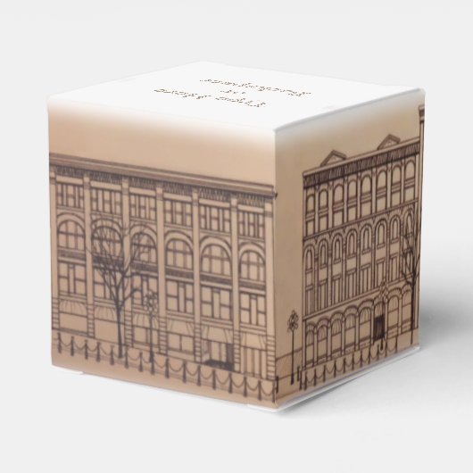 Vancouver Gift Box Aangepaste Gastown Gift Boxes Bedankdoosjes (Achterkant)