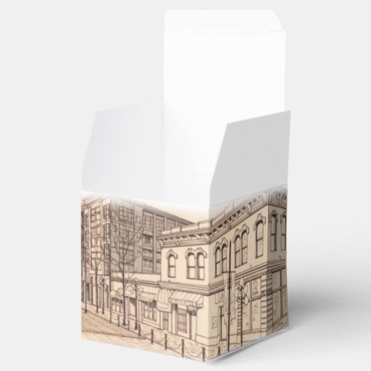 Vancouver Gift Box Aangepaste Gastown Gift Boxes Bedankdoosjes (Geopend)