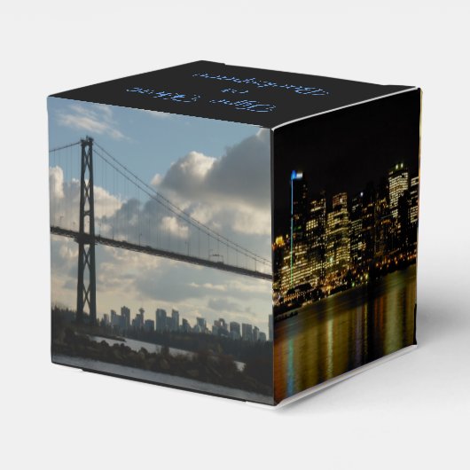 Vancouver Gift Box Aangepaste Vancouver Boxen Bedankdoosjes (Achterkant)