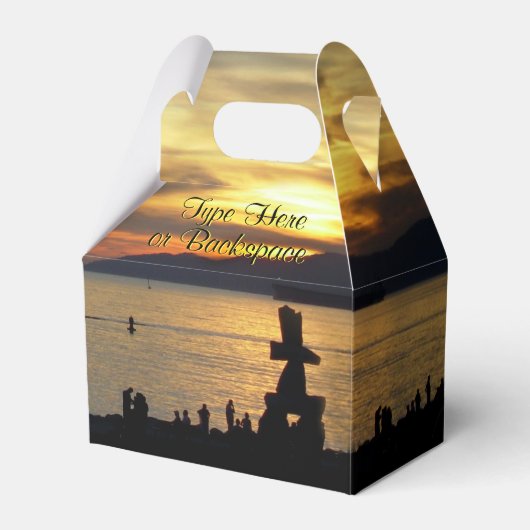 Vancouver Gift Box Aangepaste Vancouver Boxen Bedankdoosjes (Voorkant Zijde)