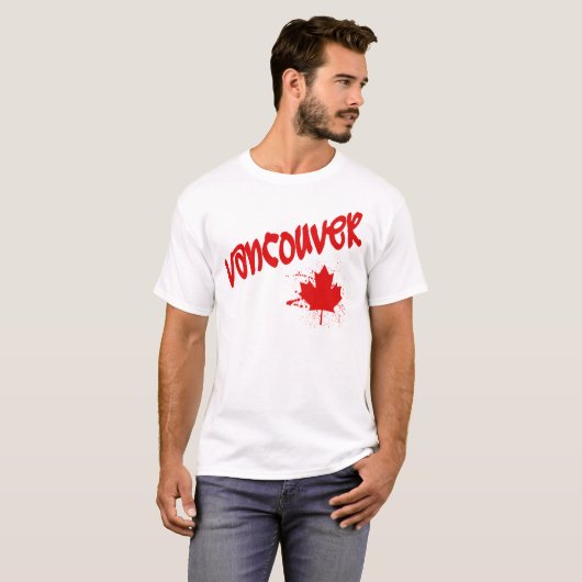 Vancouver Graffiti T-shirt (Voorkant volledig)