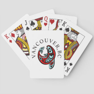 Vancouver Haida Orca Totem Tatoeage Moordwalvis Pokerkaarten