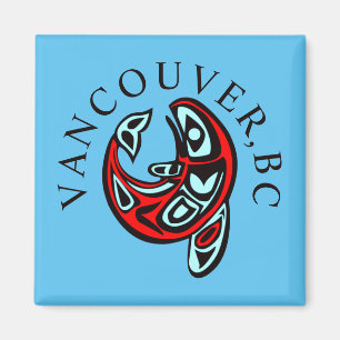 Vancouver Haida Orca Totem Tattoo Killer Whale Magneet