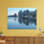 Vancouver Harbour Art Print Seascape Art Canvas (Insitu (Woonkamer))