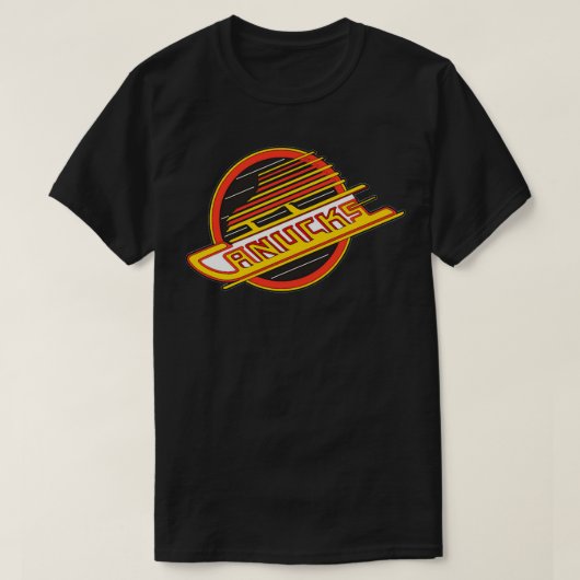 Vancouver Hockey Retro Canucks Schaats Classic TSh T-shirt (Design voorkant)
