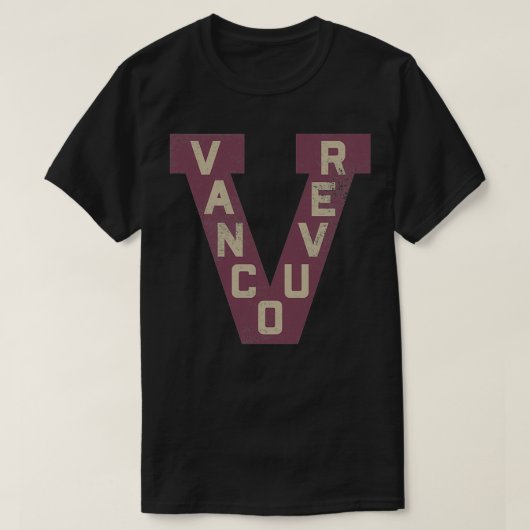 Vancouver Hockey Retro Millionaires in nood T-shirt (Design voorkant)