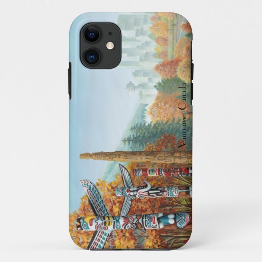 Vancouver iPhone 5 Hoesje Vancouver Totem Pole Gif (Achterkant)