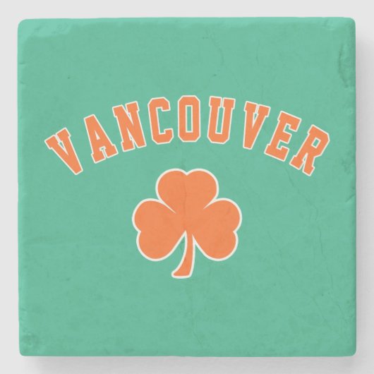 Vancouver Irish Stenen Onderzetter (Voorkant)
