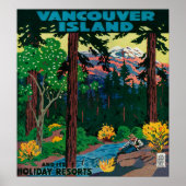 Vancouver Island Adverteren Poster (Voorkant)