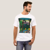 Vancouver Island Adverteren Poster T-shirt (Voorkant volledig)