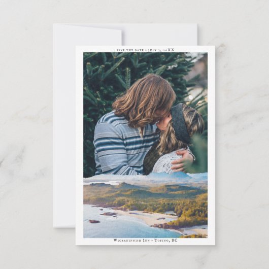 Vancouver Island BC Wedding Itinerary Map (Achterkant)