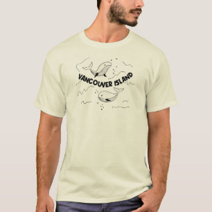 Vancouver Island Canada Walvissen T-shirt