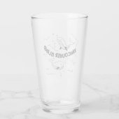 Vancouver Island Canada Whales Glas (Achterkant)