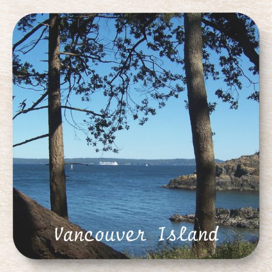 Vancouver Island drankencoaster Bier Onderzetter (Voorkant)