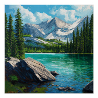 Vancouver Island Natuur Kunst Perfect Poster