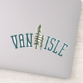 Vancouver Island Plaatsen West Coast Vinyl Sticker