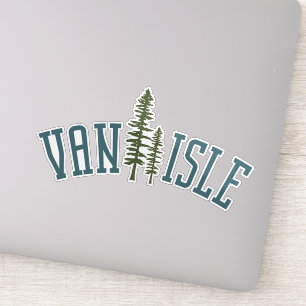 Vancouver Island Plaatsen West Coast Vinyl Sticker