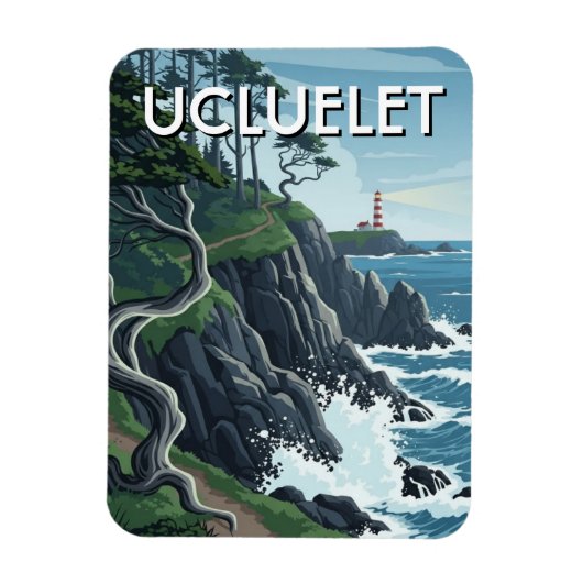 Vancouver Island Ucluelet Reis Magneet (Verticaal)
