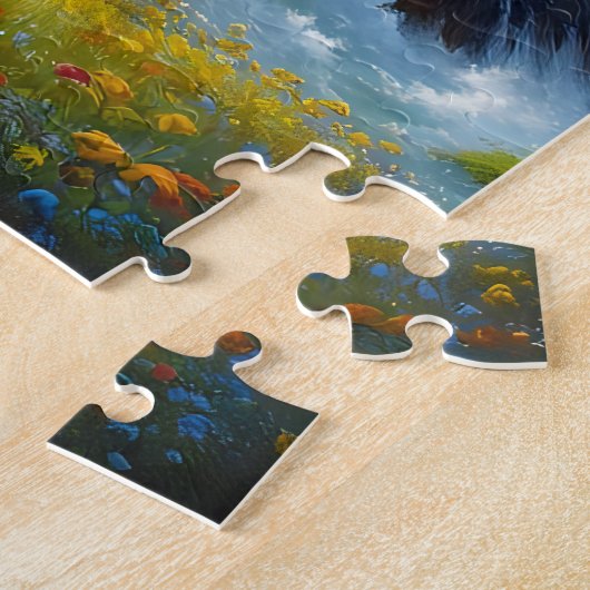 Vancouver Island wilde dieren natuur Art Puzzel Legpuzzel (Zijkant)