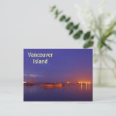 Vancouver Island-zeilboten in de marina bij de sch Briefkaart (Staand voorkant)