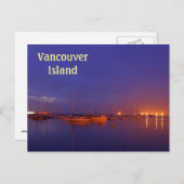 Vancouver Island-zeilboten in de marina bij de sch Briefkaart (Voorkant / Achterkant)