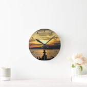 Vancouver-kast op maat van de Vancouver-wandklok Ronde Klok (Huis)