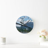 Vancouver-kast op maat van de Vancouver-wandklok Ronde Klok (Huis)