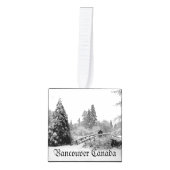 Vancouver-kerstornament, gepersonaliseerd Souvenir Kubus Ornament (Voorkant)